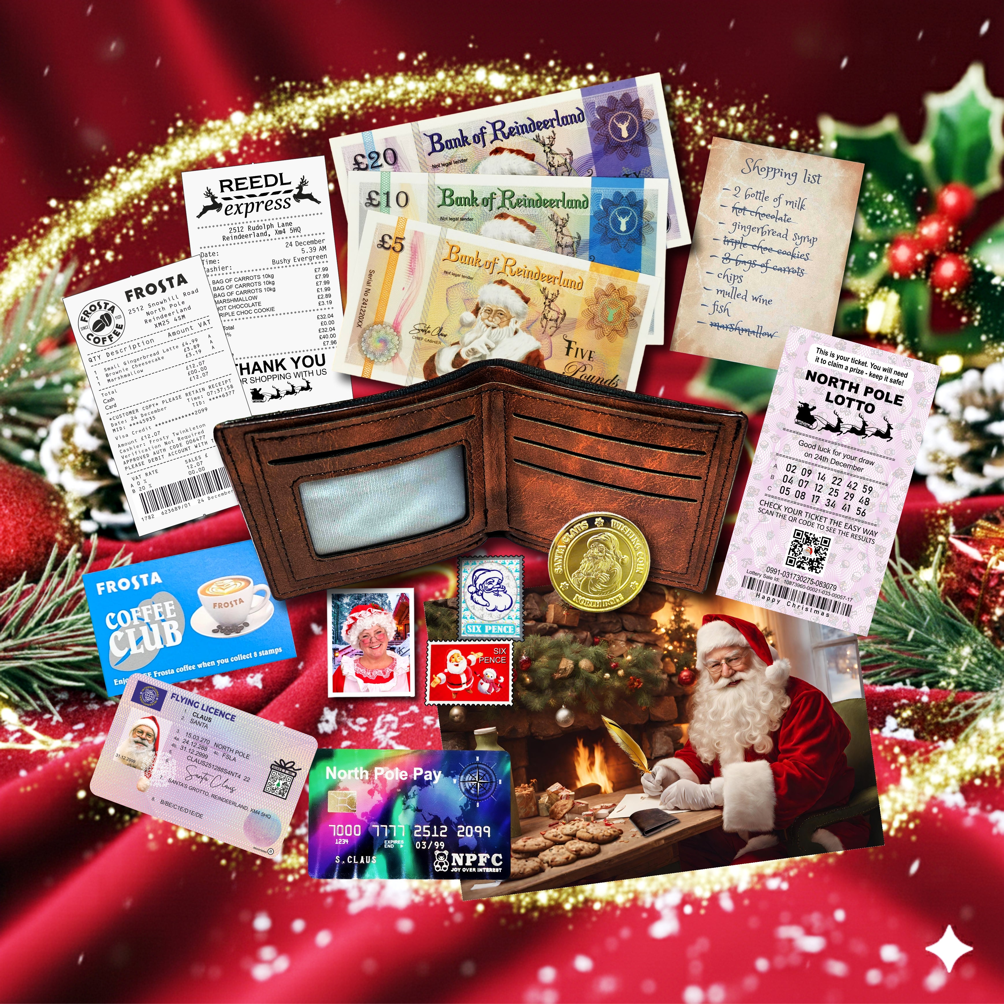 Original Santa's Lost Wallet Deluxe