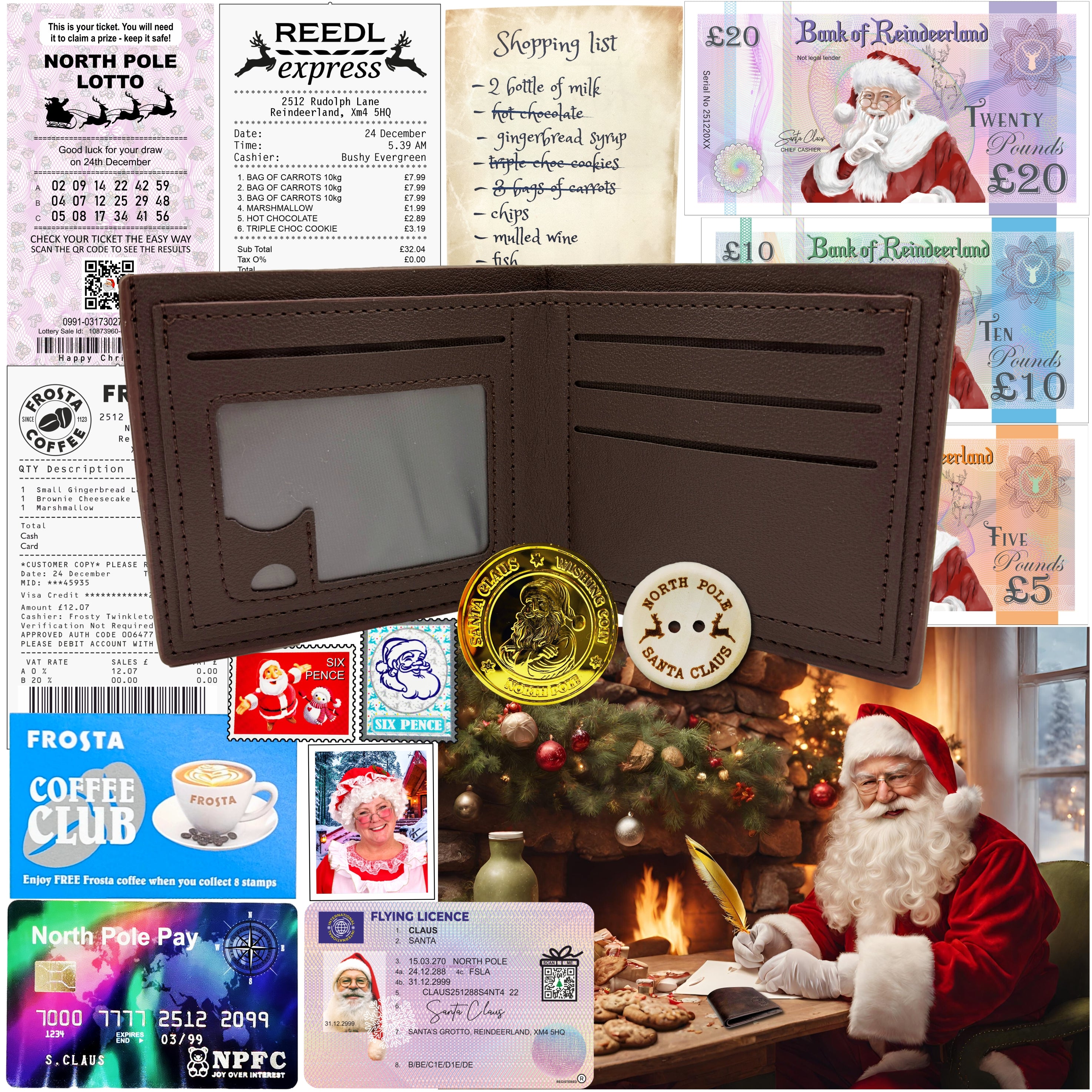 Santa's Lost Wallet DeLuxe LIMITED EDITION – Santas Lost Wallet