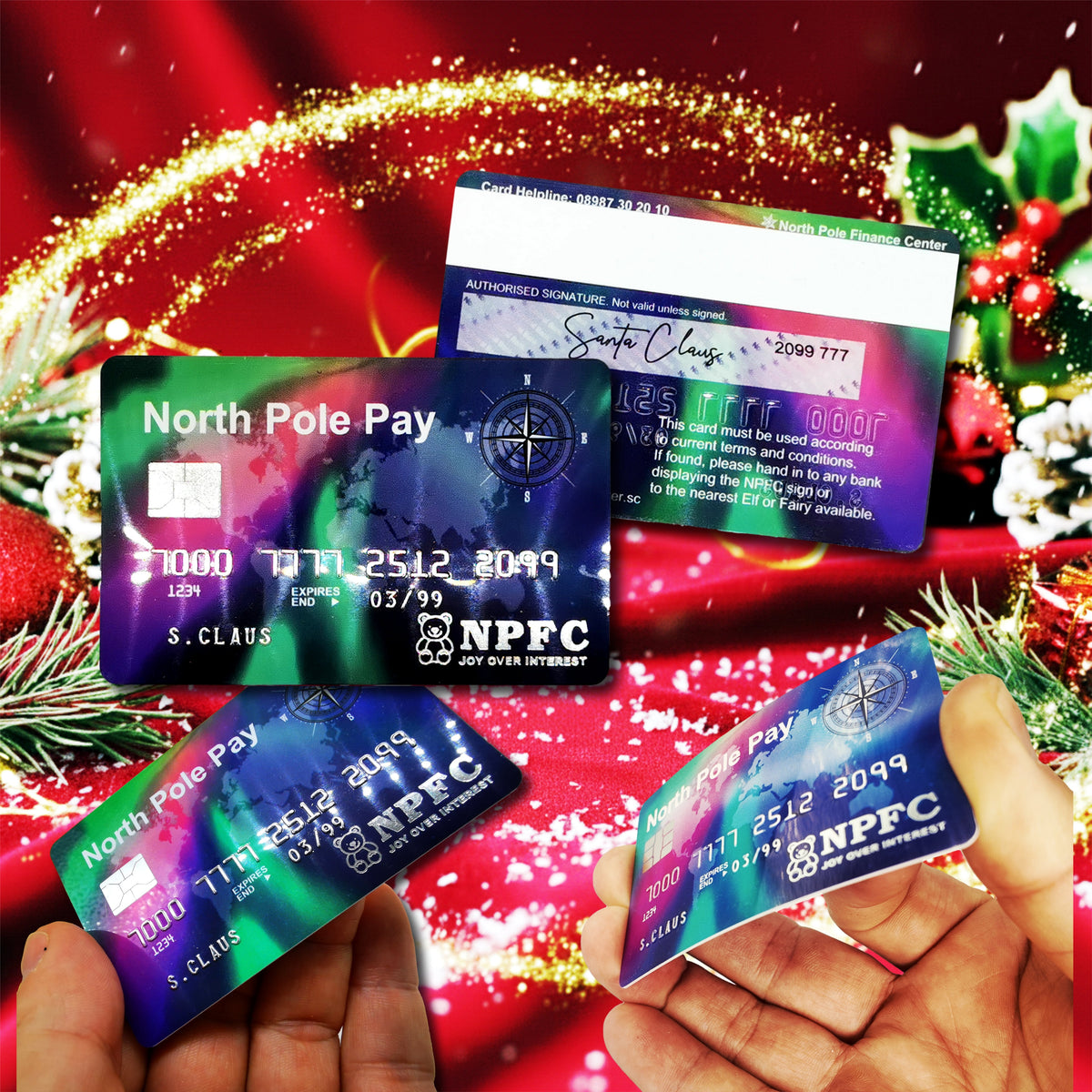 North Pole Pay card from Santa's Lost Wallet