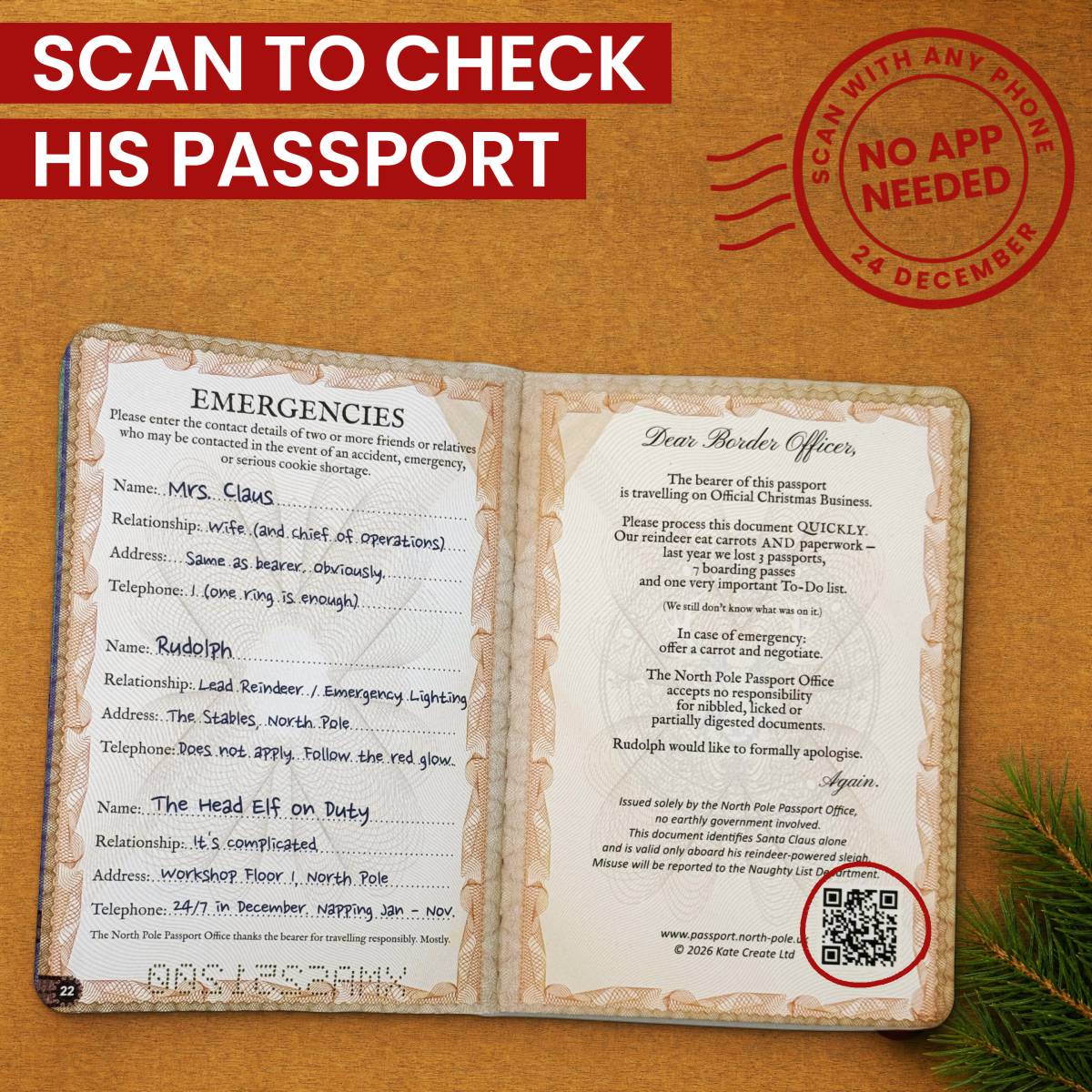 Santa's Lost Passport®