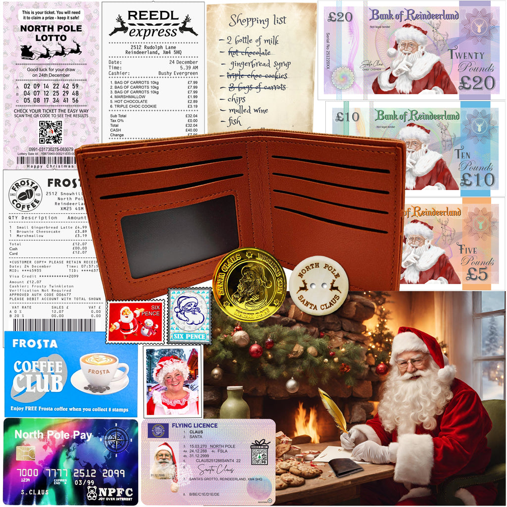 Santa's Lost Ginger Wallet (NO NORTH POLE LOGO, NO BONUS GIFT)