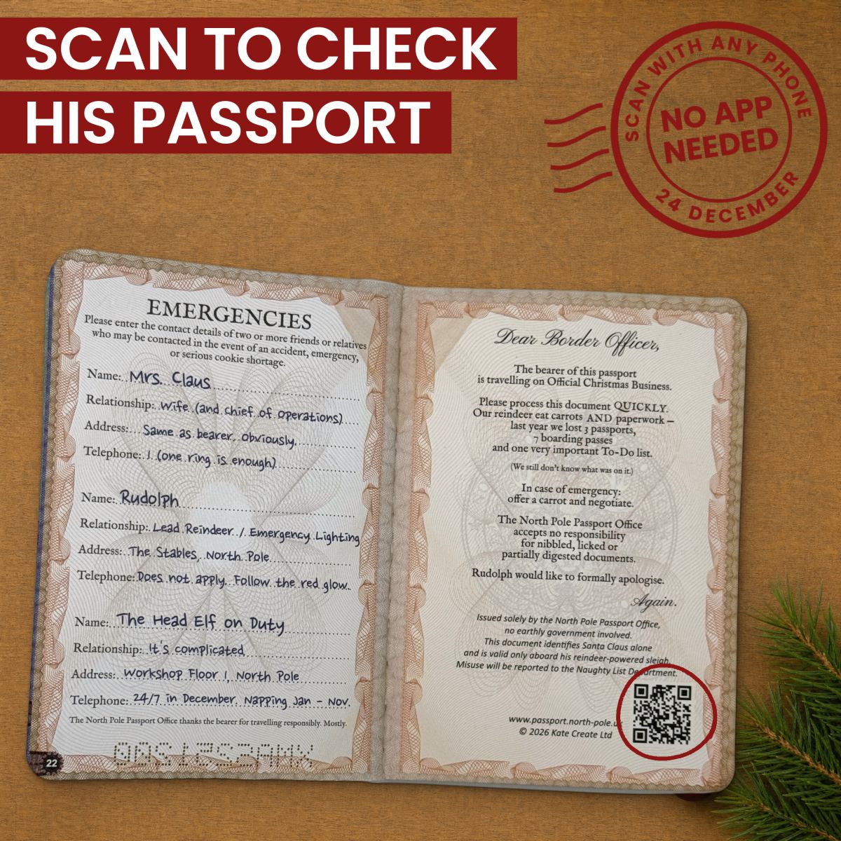 Santa's Lost Passport®